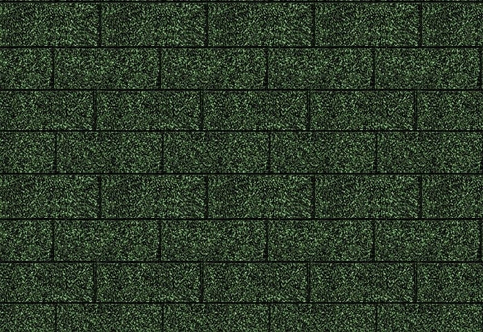 Karibu Dachschindeln Rechteck dunkelgrün 5 Pakete