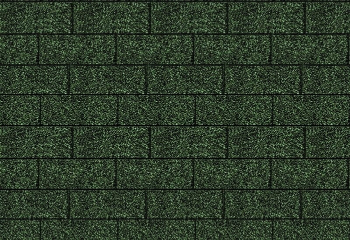 Karibu Dachschindeln Rechteck dunkelgrün 7 Pakete