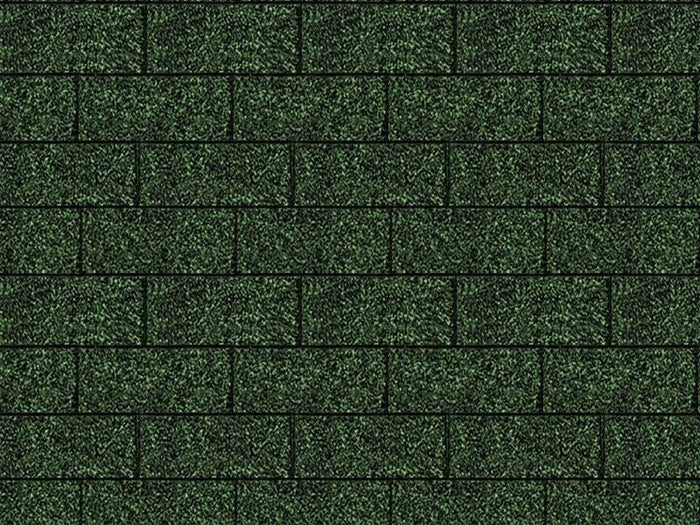 Karibu Dachschindeln Rechteck dunkelgrün 8 Pakete