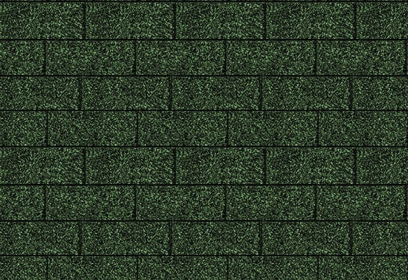 Karibu Dachschindeln Rechteck dunkelgrün 8 Pakete