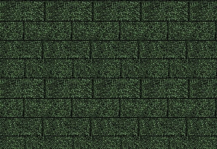 Karibu Dachschindeln Rechteck dunkelgrün 8 Pakete