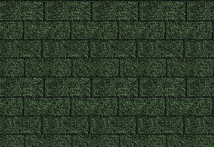 Karibu Dachschindeln Rechteck dunkelgrün 9 Pakete