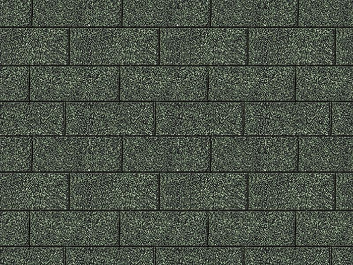 Karibu Dachschindeln Rechteck dunkelgrün