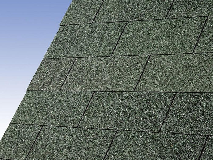 Karibu Dachschindeln Rechteck dunkelgrün