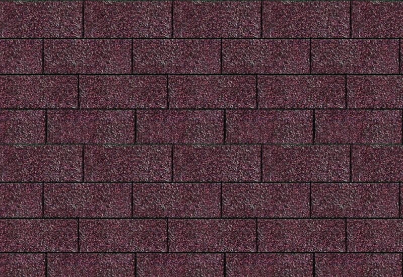 Karibu Dachschindeln Rechteck dunkelrot 1 Paket