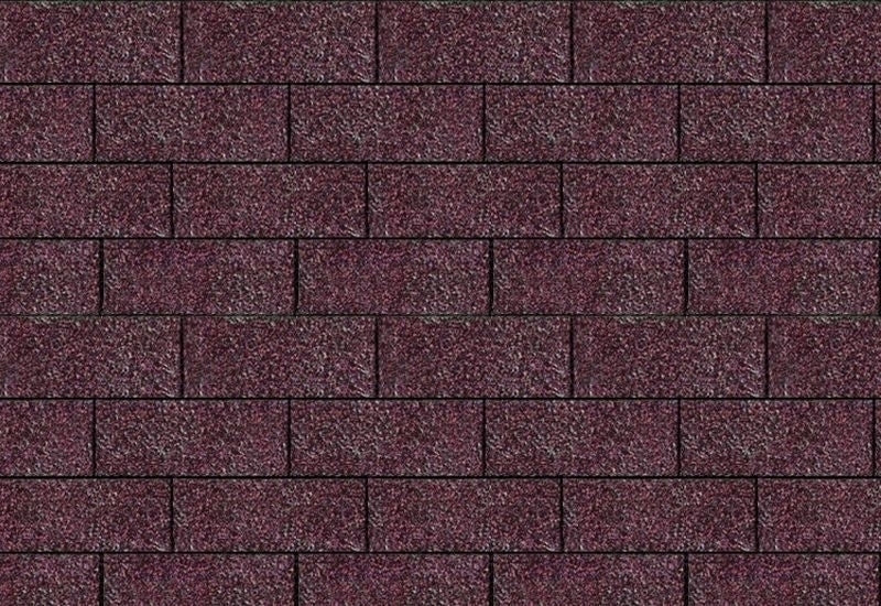 Karibu Dachschindeln Rechteck dunkelrot 11 Pakete