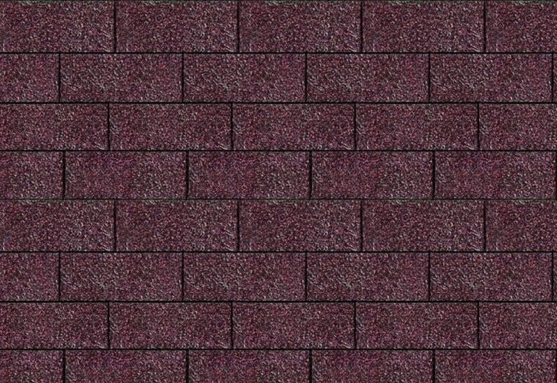 Karibu Dachschindeln Rechteck dunkelrot 12 Pakete