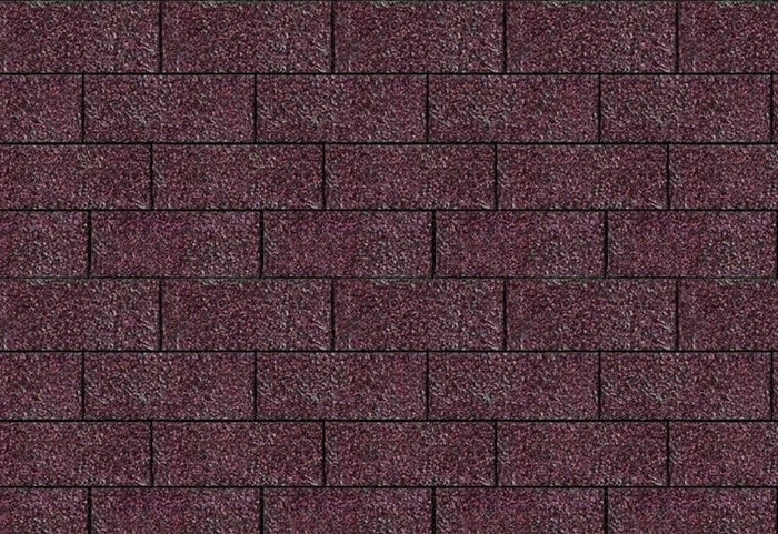 Karibu Dachschindeln Rechteck dunkelrot 13 Pakete