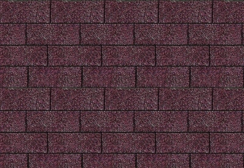 Karibu Dachschindeln Rechteck dunkelrot 17 Pakete