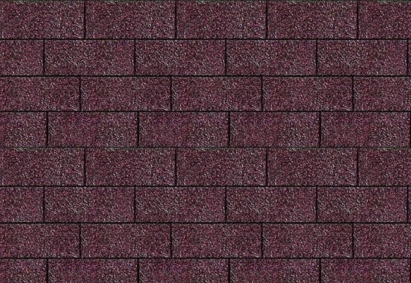 Karibu Dachschindeln Rechteck dunkelrot 27 Pakete