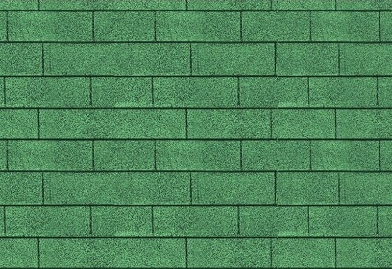 Karibu Dachschindeln Rechteck grün 21 Pakete