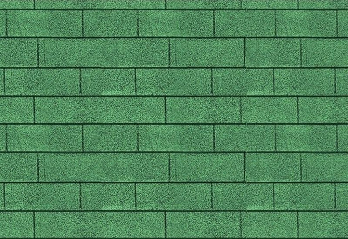 Karibu Dachschindeln Rechteck grün 21 Pakete