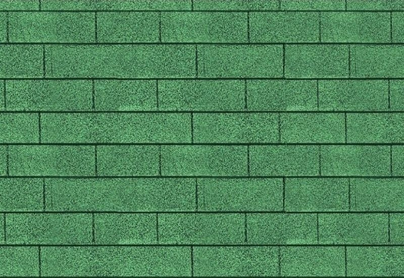 Karibu Dachschindeln Rechteck grün 27 Pakete