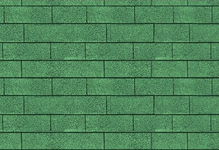 Karibu Dachschindeln Rechteck grün 27 Pakete