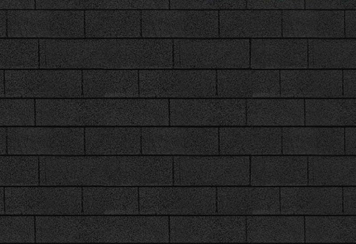 Karibu Dachschindeln Rechteck schwarz 1 Paket