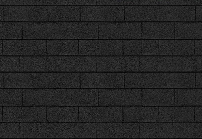 Karibu Dachschindeln Rechteck schwarz 12 Pakete