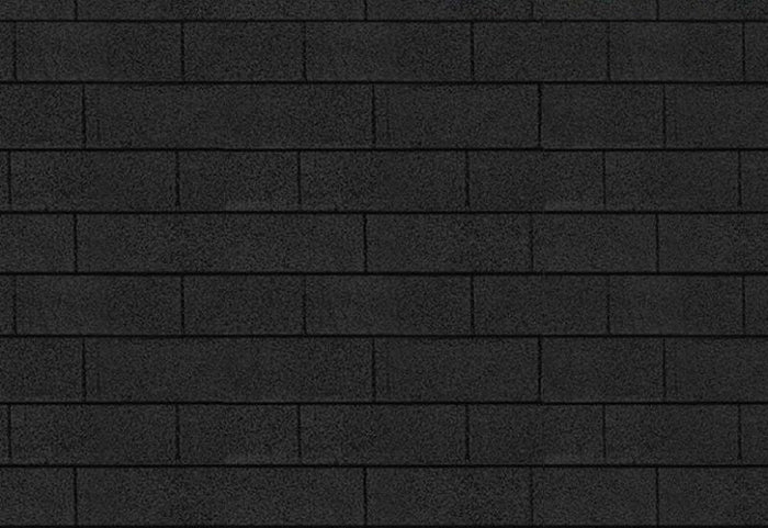 Karibu Dachschindeln Rechteck schwarz 13 Pakete