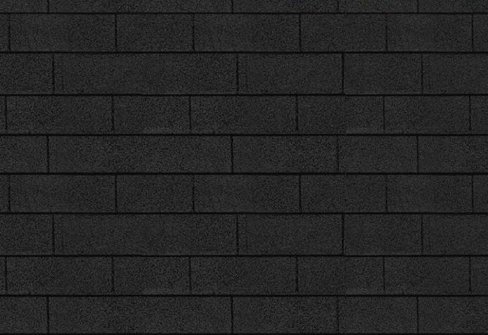 Karibu Dachschindeln Rechteck schwarz 14 Pakete