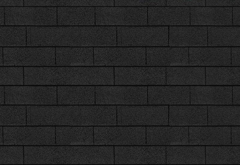 Karibu Dachschindeln Rechteck schwarz 15 Pakete