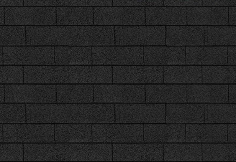 Karibu Dachschindeln Rechteck schwarz 16 Pakete