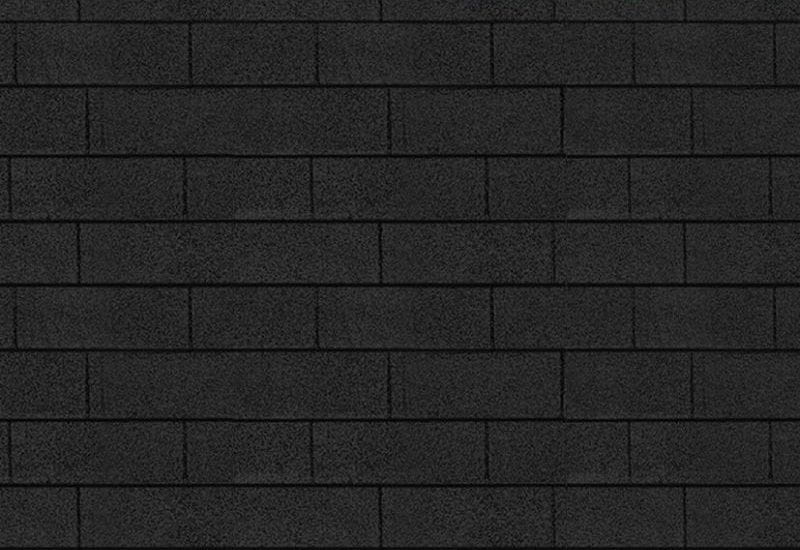 Karibu Dachschindeln Rechteck schwarz 7 Pakete