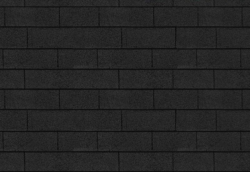 Karibu Dachschindeln Rechteck schwarz 9 Pakete