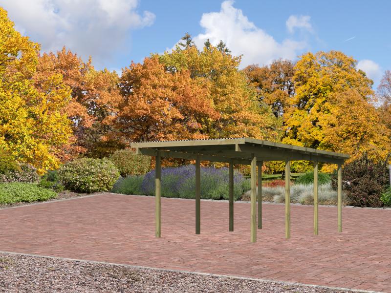 Karibu Einzelcarport ECO 2 Variante A kdi
