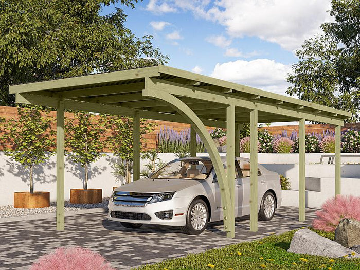 Karibu Einzelcarport ECO 2 Variante B kdi