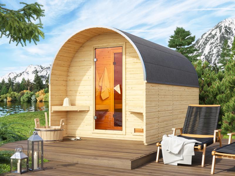 Karibu Fasshaus 3 ohne Saunaofen