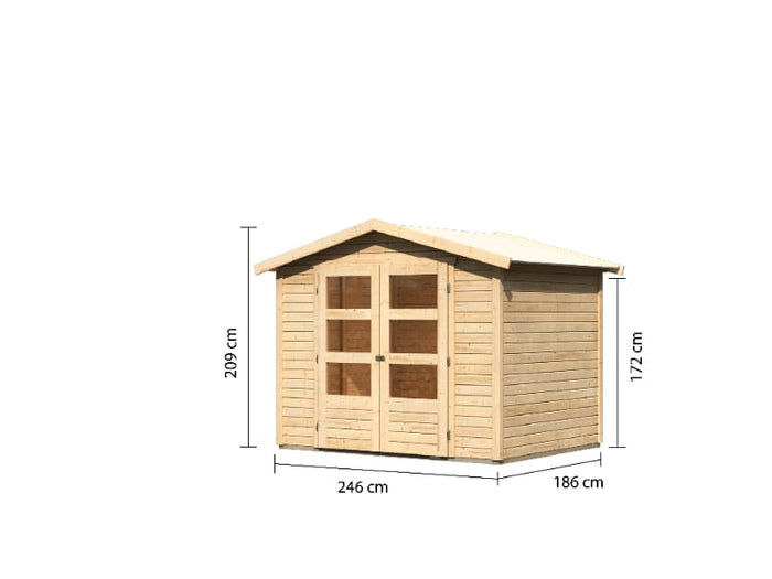 Karibu Gartenhaus Amberg 3