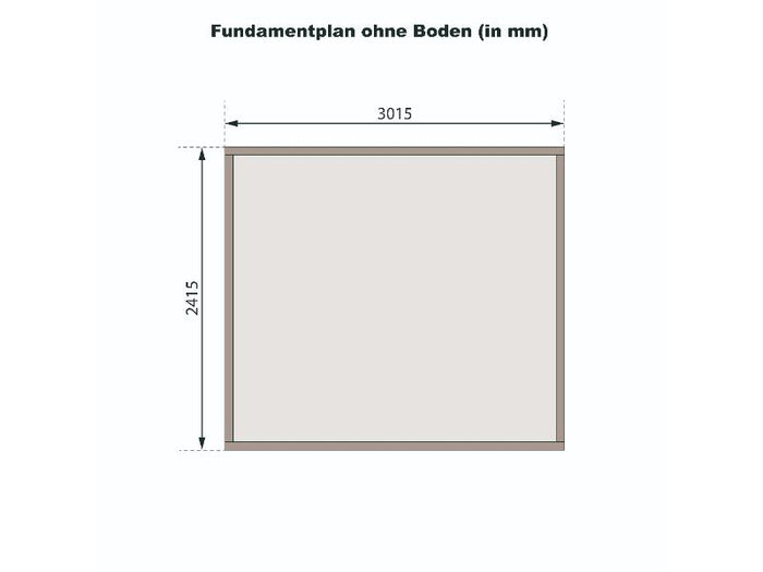 Karibu Gartenhaus Amberg 5 terragrau