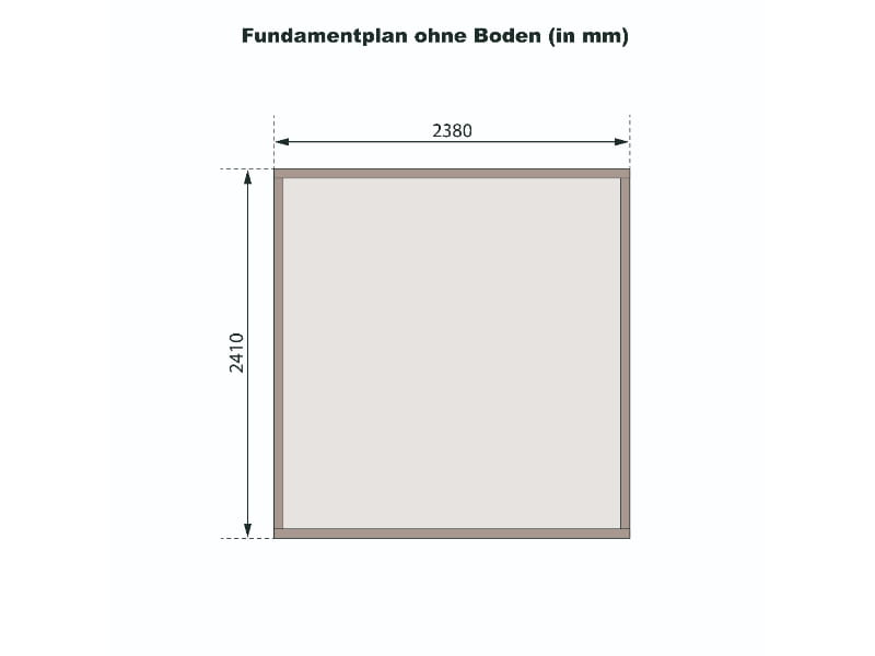 Karibu Gartenhaus Askola 3,5 natur 19 mm