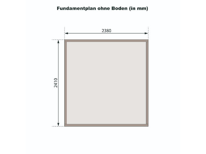 Karibu Gartenhaus Askola 3,5 terragrau 19 mm