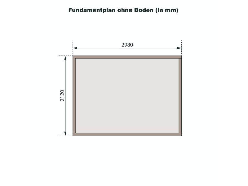 Karibu Gartenhaus Askola 4 natur 19 mm