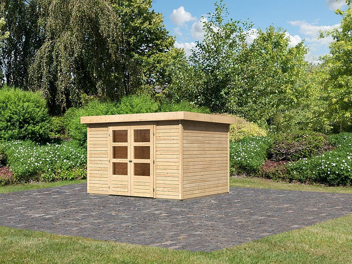 Karibu Gartenhaus Askola 5 natur 19 mm