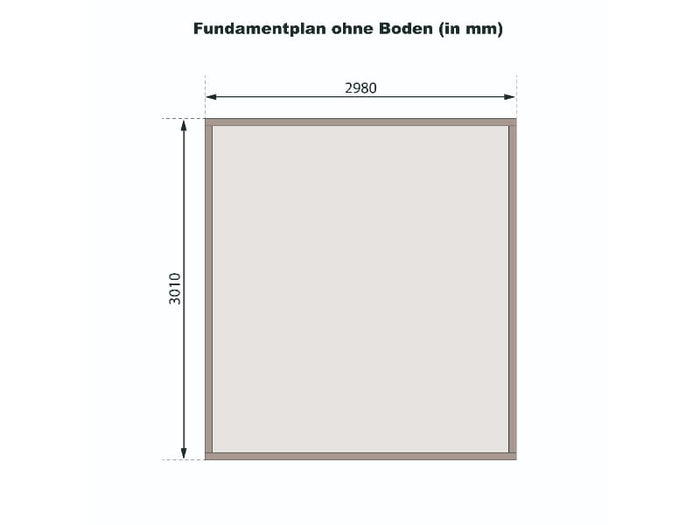 Karibu Gartenhaus Askola 6 natur 19 mm