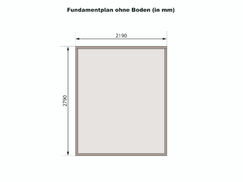 Karibu Gartenhaus Bastrup 4 natur