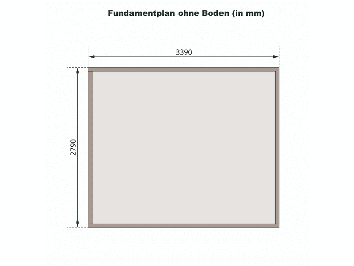 Karibu Gartenhaus Bastrup 7 natur