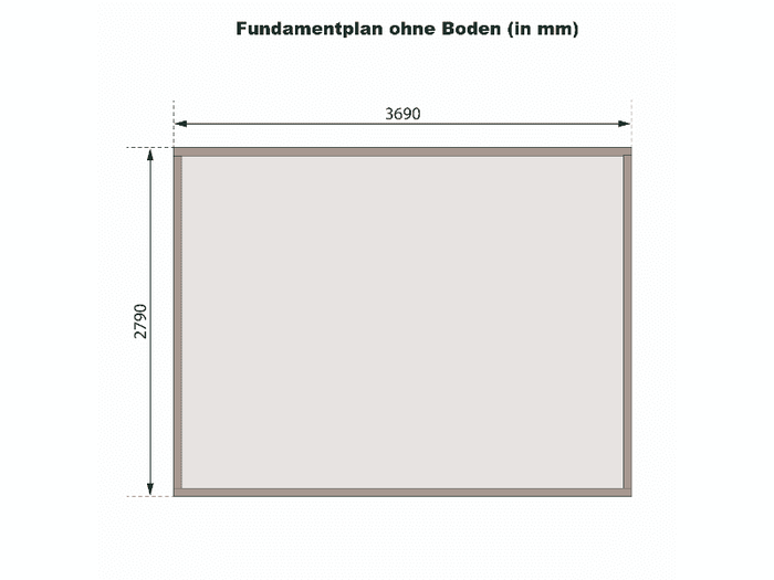 Karibu Gartenhaus Bastrup 8 natur