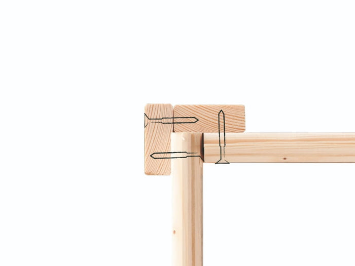 Karibu Gartenhaus Bomlitz 2 terragrau 19 mm