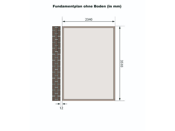 Karibu Gartenhaus Bomlitz 4 terragrau 19 mm