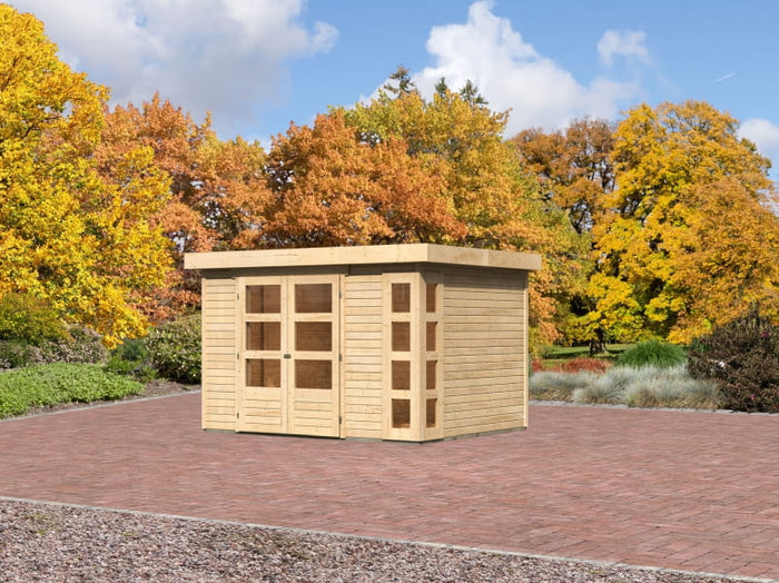 Karibu Gartenhaus Kerko 5 natur 19 mm