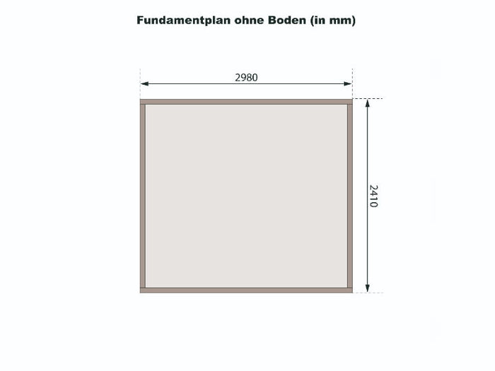 Karibu Gartenhaus Kerko 5 natur 19 mm