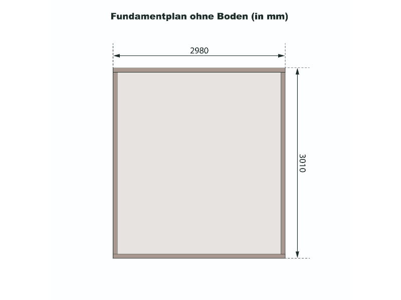 Karibu Gartenhaus Kerko 6 natur 19 mm