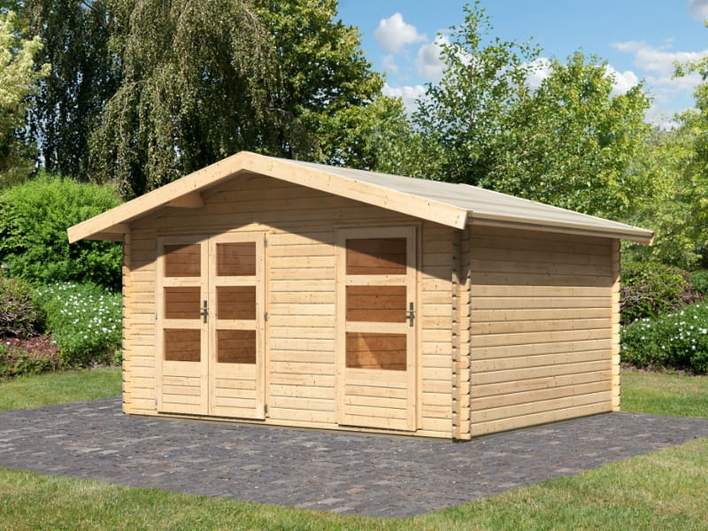Karibu Gartenhaus Lagor 1 38 mm 2-Raum-Haus