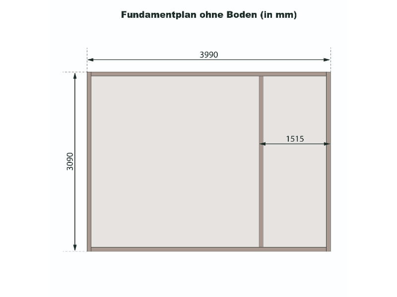 Karibu Gartenhaus Lagor 1 38 mm 2-Raum-Haus