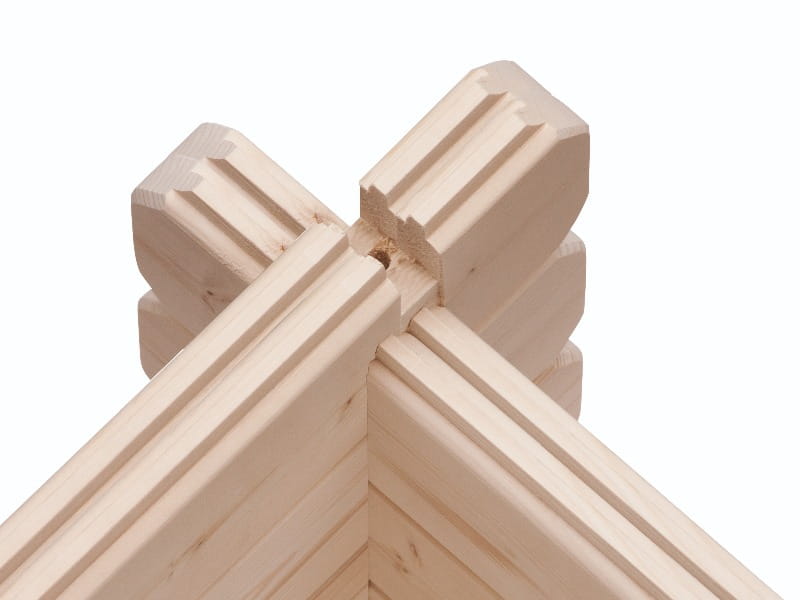 Karibu Gartenhaus Lagor 2 38 mm 2-Raum-Haus