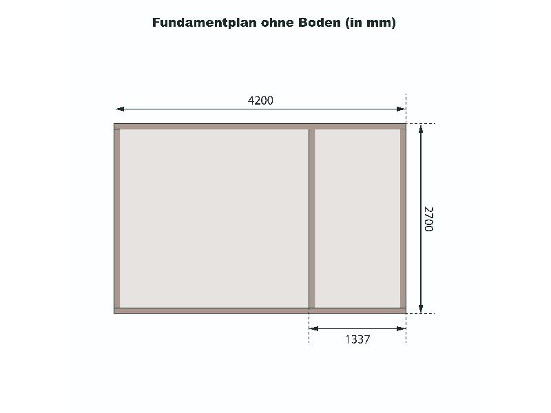 Karibu Gartenhaus Mattrup 2 raum Haus natur 28 mm
