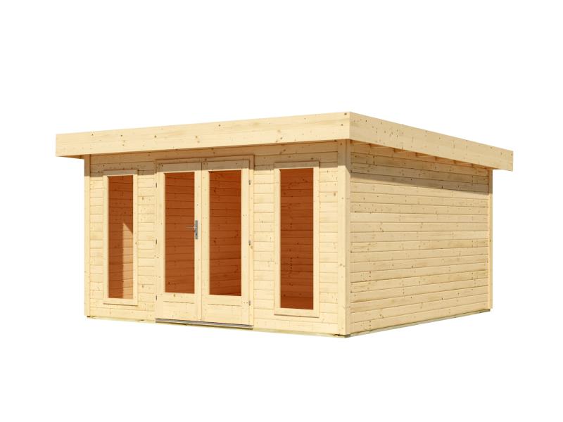 Karibu Gartenhaus North, natur 38 mm