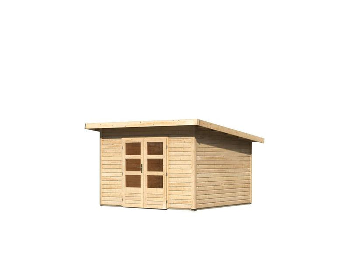 Karibu Gartenhaus Northeim 3 naturbelassen 38 mm